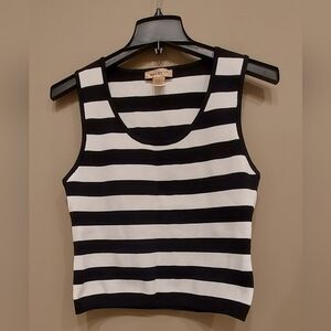 BNWOT Bailey 44 Heavy Knit Stripped Sweater Vest